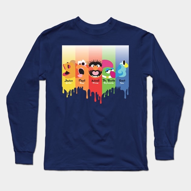 the team dr teeth Long Sleeve T-Shirt by gokilshop